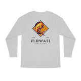 Unisex Orange Mahi Long Sleeve Crewneck Tee