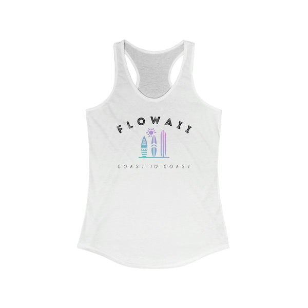 Women's Ideal Racerback Tank Pink Sunset Surfboard