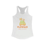 Women's Ideal Racerback Tank Orange Trendy Hippie Van