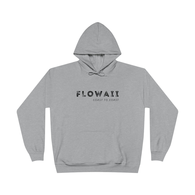 Unisex EcoSmart® Pullover Hoodie Sweatshirt Plain Flowaii Logo