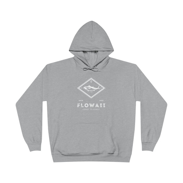 Unisex EcoSmart® Pullover Hoodie Sweatshirt Diamond Fish