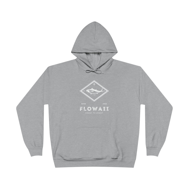 Unisex EcoSmart® Pullover Hoodie Sweatshirt Diamond Fish