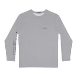 Long Sleeve 100% Polyester Dive Flag Light Grey