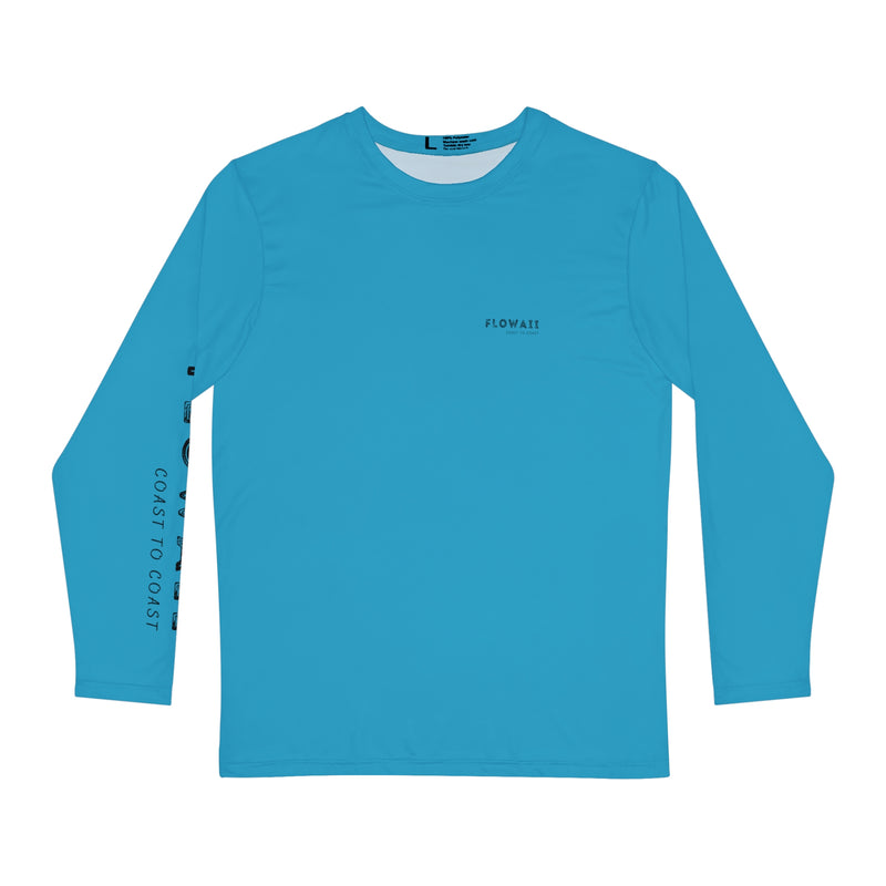 Long Sleeve 100% Polyester Curvy Turquoise