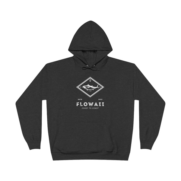 Unisex EcoSmart® Pullover Hoodie Sweatshirt Diamond Fish