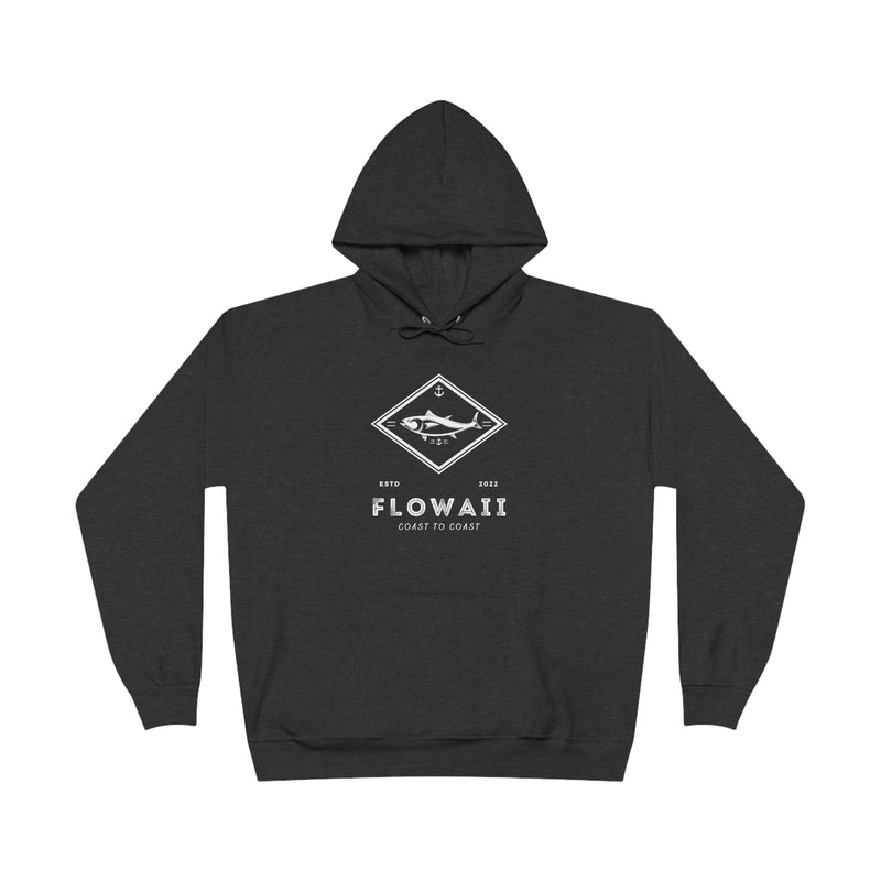 Unisex EcoSmart® Pullover Hoodie Sweatshirt Diamond Fish