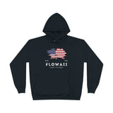 Unisex EcoSmart® Pullover Hoodie Sweatshirt American Flag