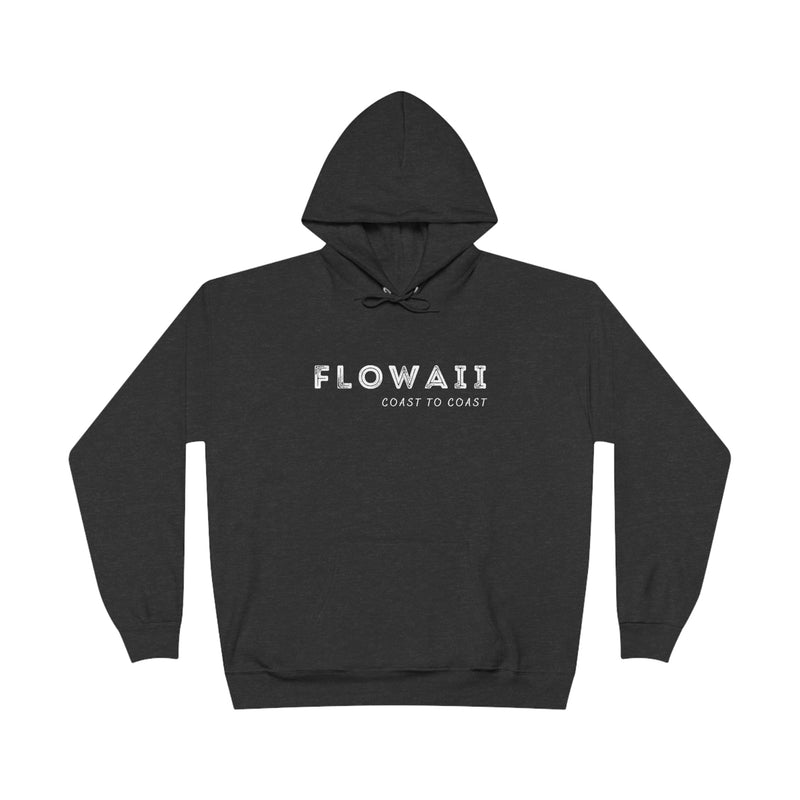 Unisex EcoSmart® Pullover Hoodie Sweatshirt Plain Flowaii Logo