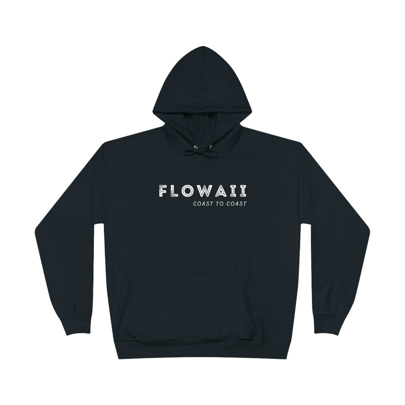 Unisex EcoSmart® Pullover Hoodie Sweatshirt Plain Flowaii Logo