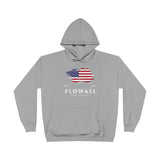 Unisex EcoSmart® Pullover Hoodie Sweatshirt American Flag